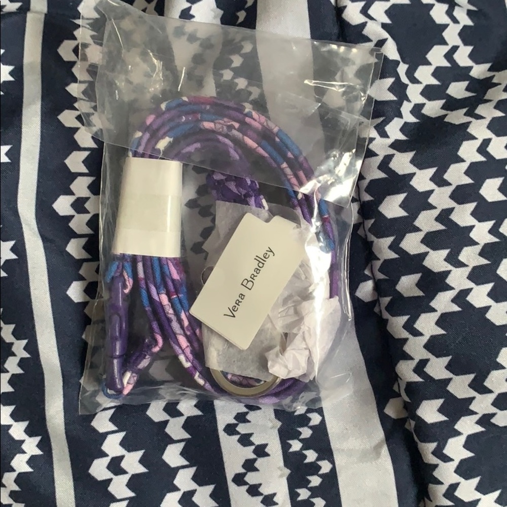 Vera Bradley Breakaway Lanyard in Regal Rosette